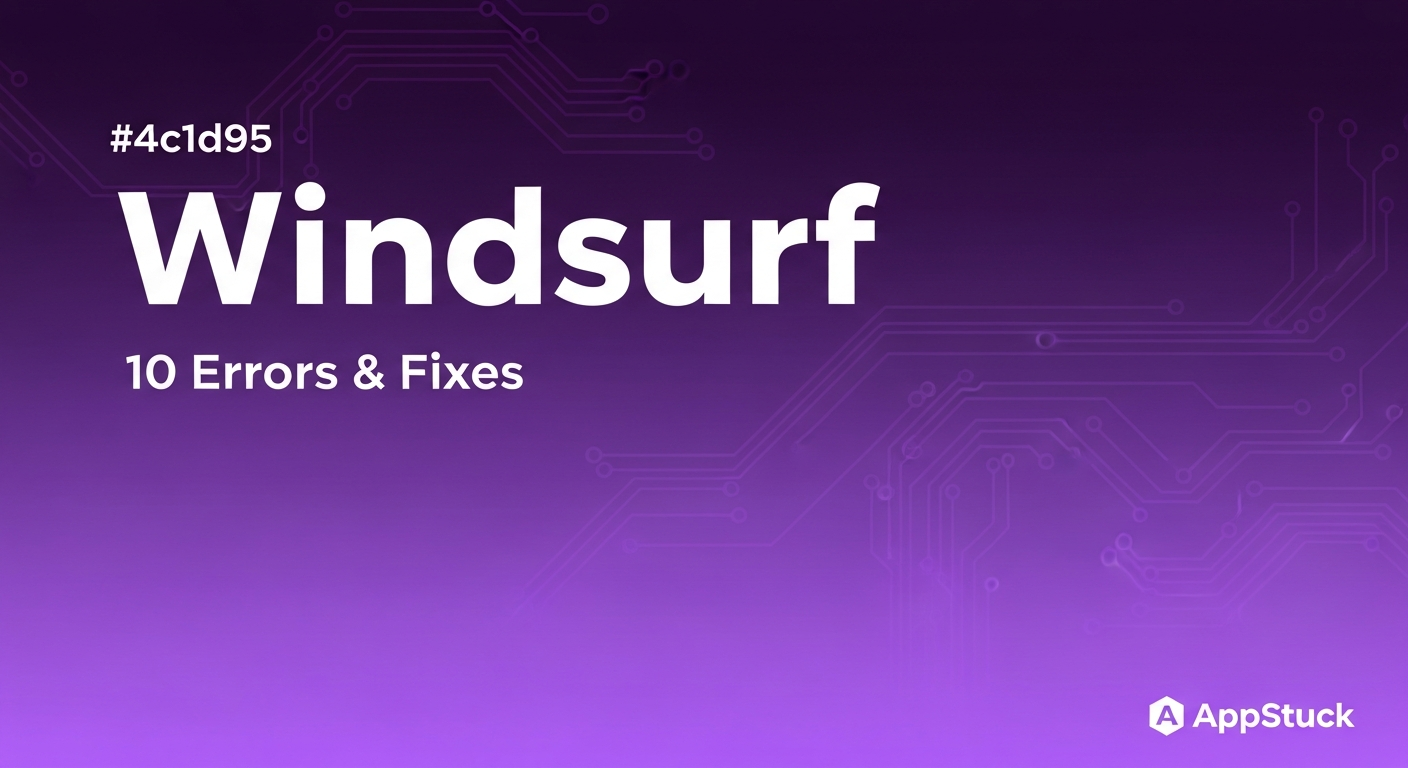 Windsurf Troubleshooting: 10 Errors and Fixes (2026)